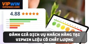 Đánh giá dịch vụ khách hàng tại Vipwin