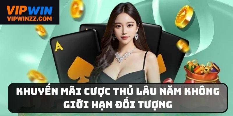 Chương trình khuyến mãi cược thủ lâu năm áp dụng cho mọi thành viên